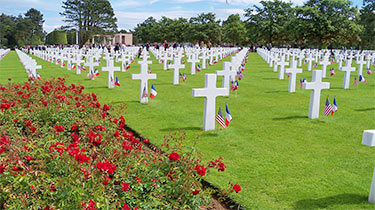 Omaha Beach: Soldatenfriedhof