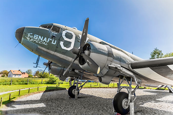 Normandie Sehenswürdigkeiten - D-Day Flugzeug