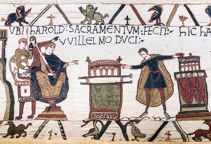 Normandie Sehenswürdigkeiten - Teppich von Bayeux